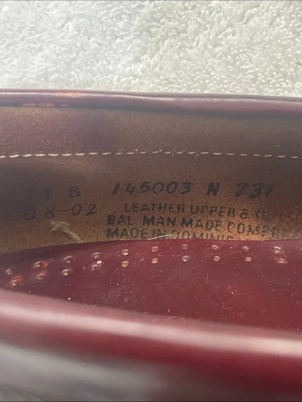 Men’s Leather Penny Loafers in Dark Burgundy